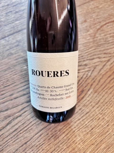 ROUERES 2018 QUARTS DE CHAUME GRAND CRU CHENIN BLANC 0.375L.  DOMAINE BELARGUS